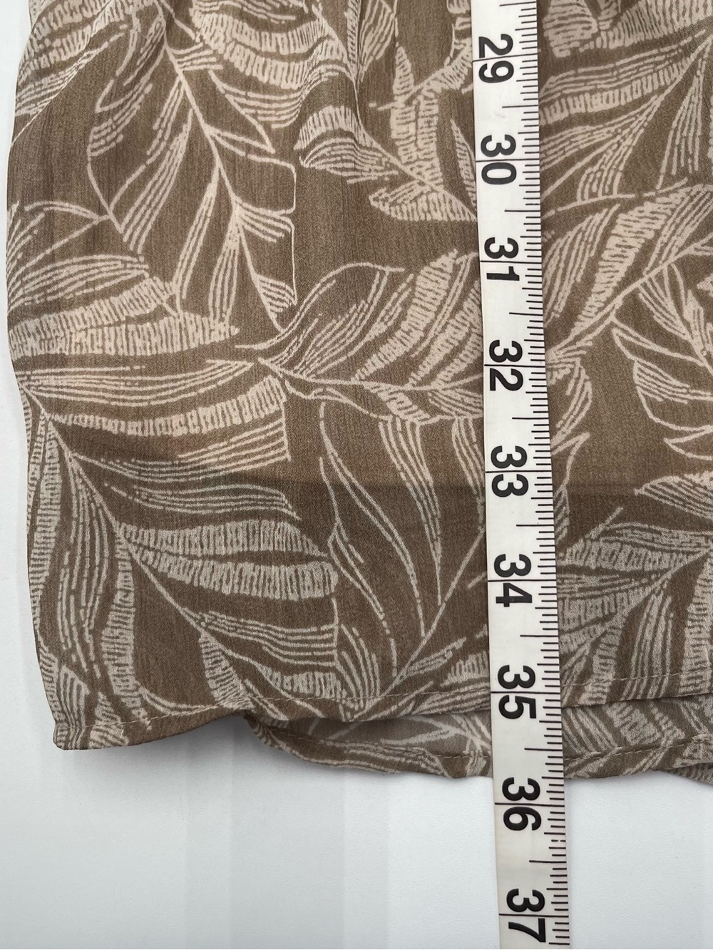 Gilli Sheyla V-Neck Babydoll Summer Mini Dress Taupe Wedding Guest Sz Medium New - Picture 15 of 16